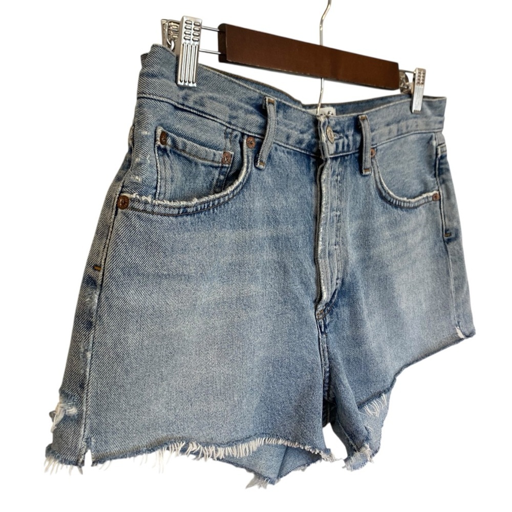 Agolde Parker Vintage Cut Off Shorts In Swapmeet - Picture 6 of 10